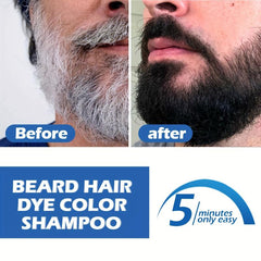 100ml Beard Color Shampoo for Darkening Hair & Mustache