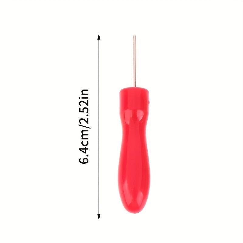 1PC Eyelash Glue Bottle Needle Plastic Handle Pin for Salon Home