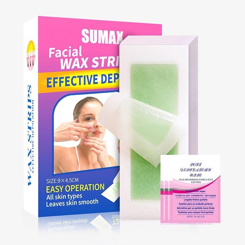 Sumax 72 Strips Wax Paper Lip Hair Removal Strips