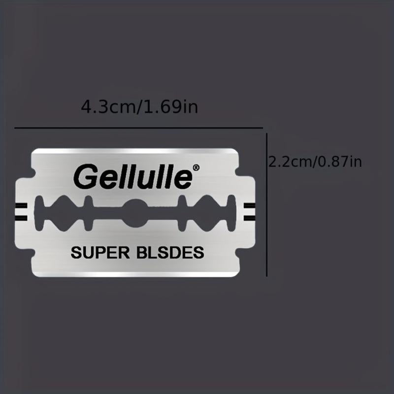 Men's Stainless Steel Safety Razor Blades for Smooth Shaving