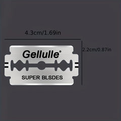 Men's Stainless Steel Safety Razor Blades for Smooth Shaving