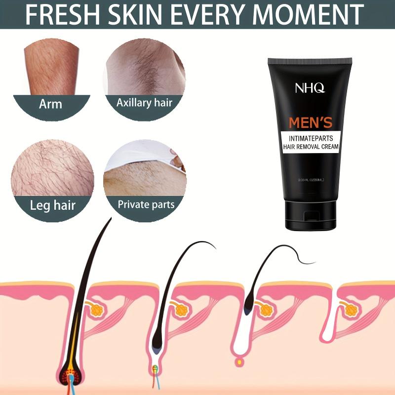 60ml Men Hair Removal Cream - Painless Hair Remover For Men