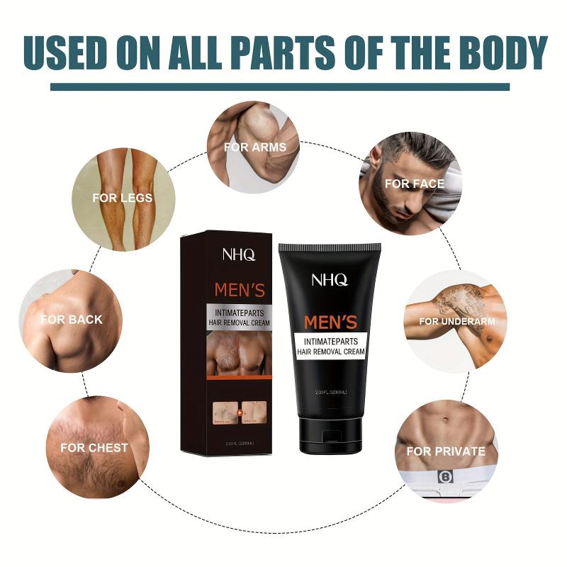 60ml Men Hair Removal Cream - Painless Hair Remover For Men