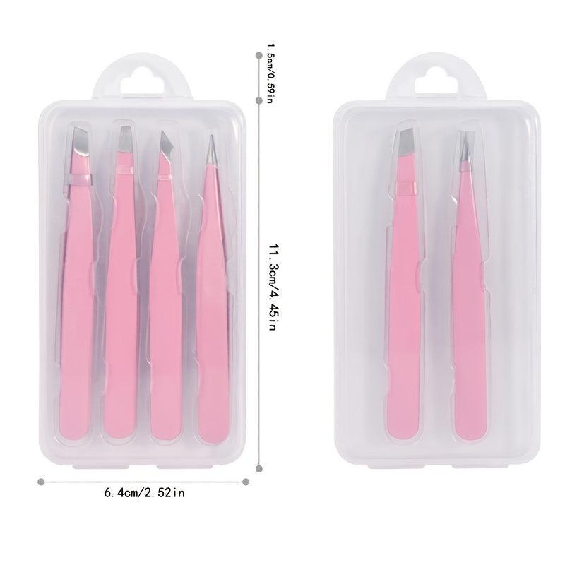 Stainless Steel Precision Tweezers for Hair Removal