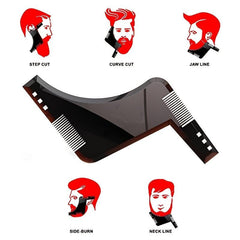 All In One Beard Shaping Tool Beard Comb Styling Template