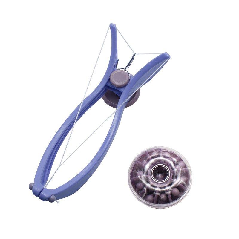 2pcs Mini Facial Hair Remover Spring Threading Epilator Defeatherer Hair Removal
