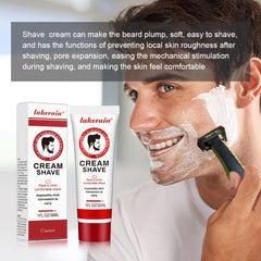 Natural Shaving Cream For Men Softens Beard