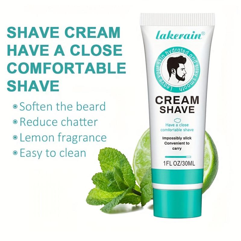 Natural Shaving Cream For Men Softens Beard