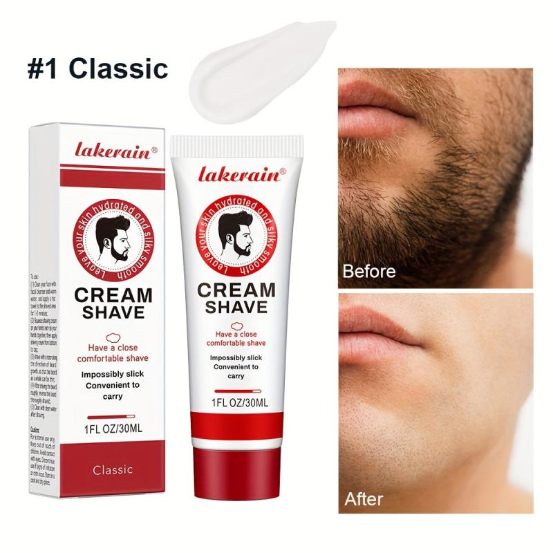 Natural Shaving Cream For Men Softens Beard