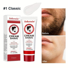 Natural Shaving Cream For Men Softens Beard