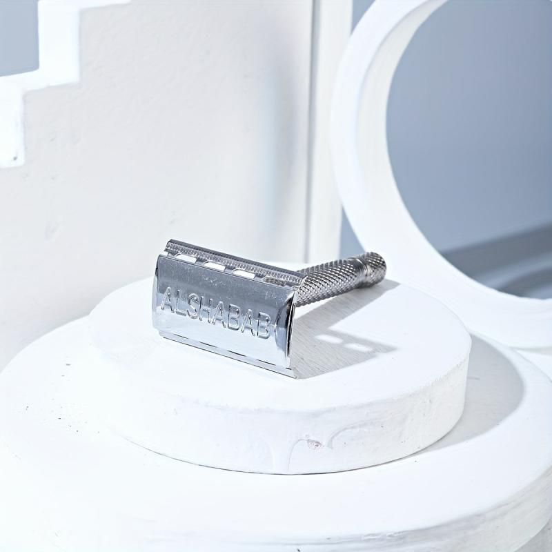 Double Edge Stainless Steel Safety Razor for Men Shaving