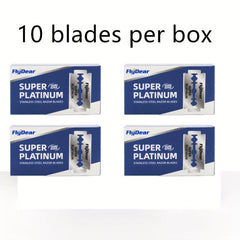 Vintage Double Edge Razor Blades for Shaving - Stainless Steel Barber Tool