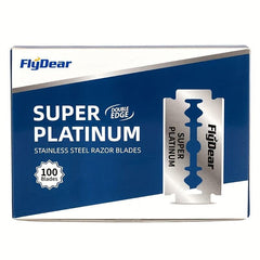 Vintage Double Edge Razor Blades for Shaving - Stainless Steel Barber Tool