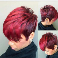 Short Curly Pixie Cut Wig With Bangs for Beginners