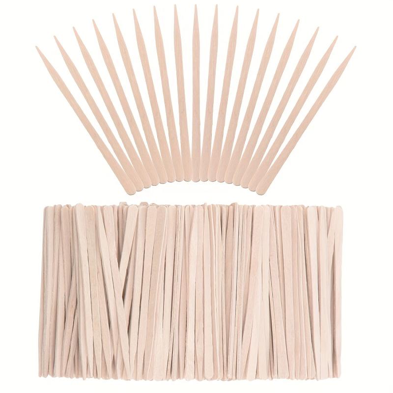 200 Small Wood Spatulas for Waxing and Hair Removal