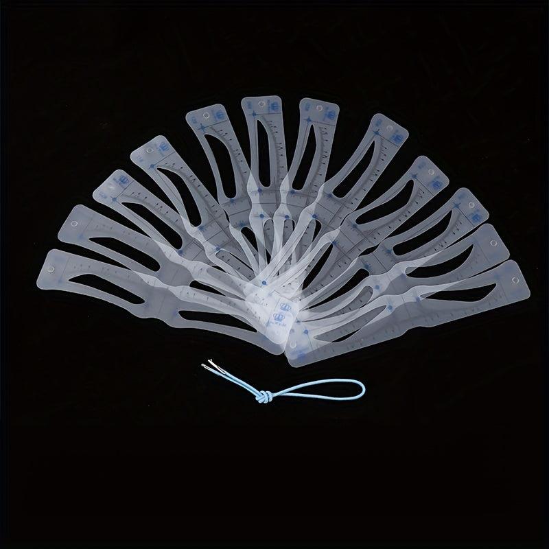 12Pcs Silicone Eyebrow Stencils for Perfect Eyebrow Makeup