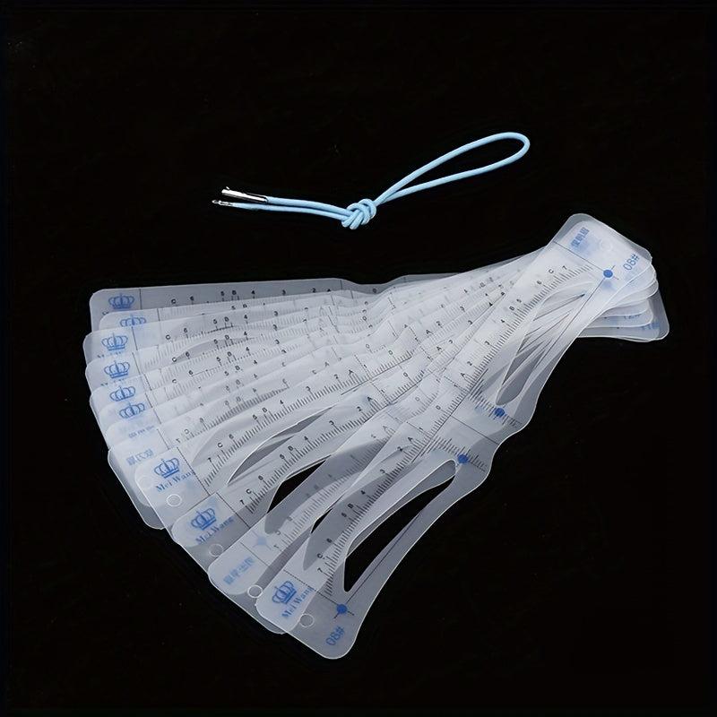 12Pcs Silicone Eyebrow Stencils for Perfect Eyebrow Makeup