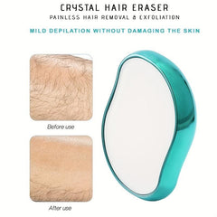 Magic Crystal Hair Eraser for Men and Women, Painless Exfoliating Hair Removal