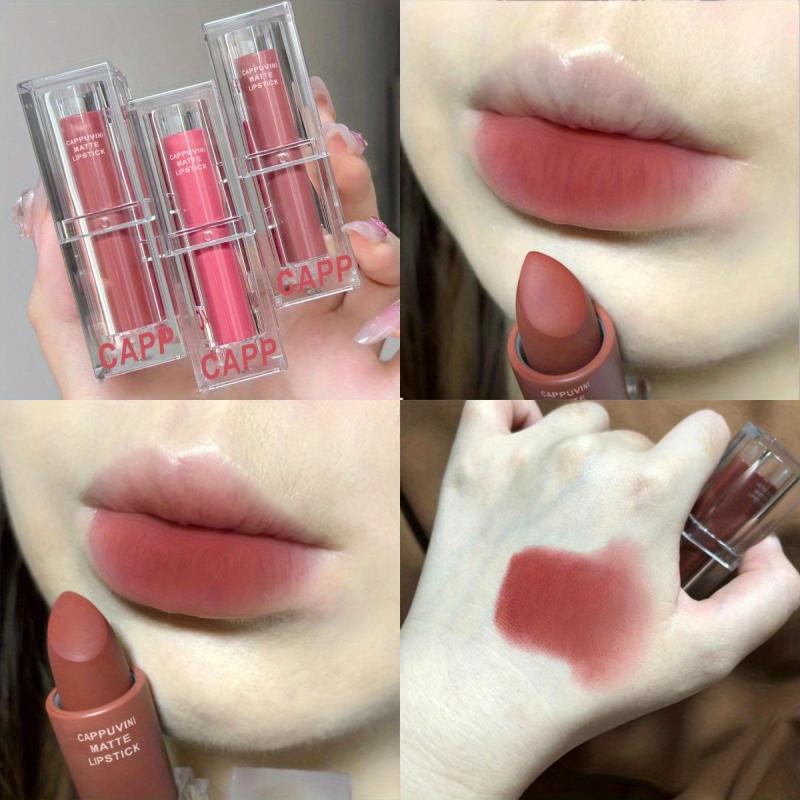 6-Color Matte Lip Gloss, Long-Lasting with Moisturizing Formula