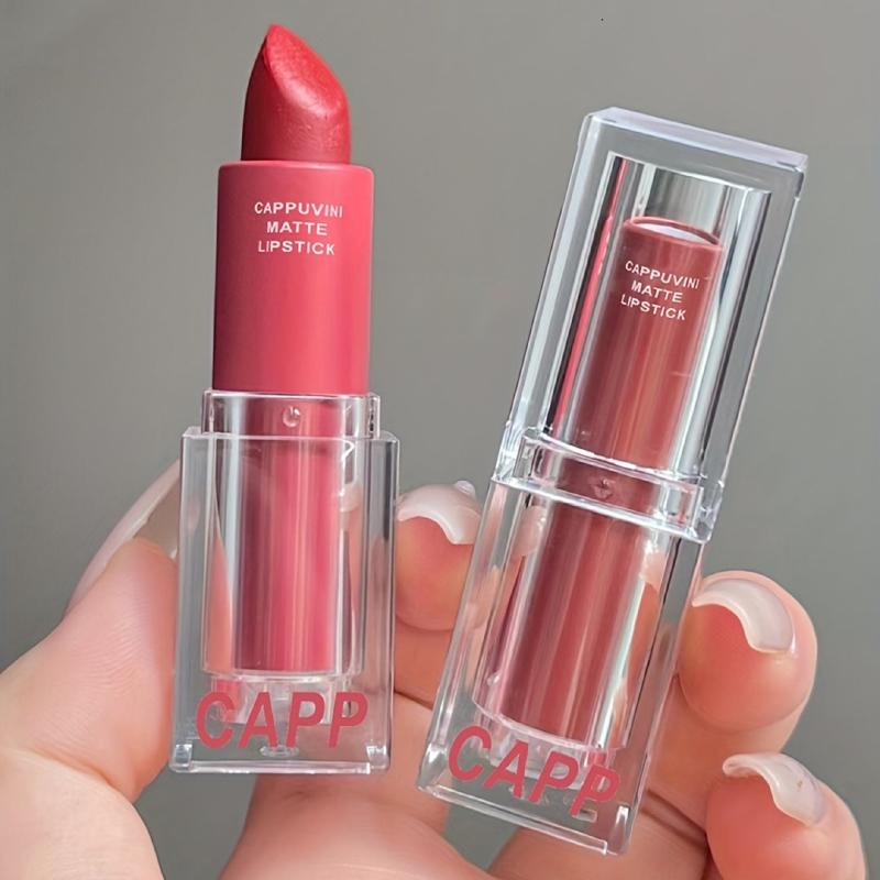 6-Color Matte Lip Gloss, Long-Lasting with Moisturizing Formula
