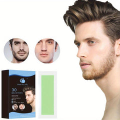 Body Waxing Strips 30 Counts Quick & Painless Hair Removal Wax Strips
