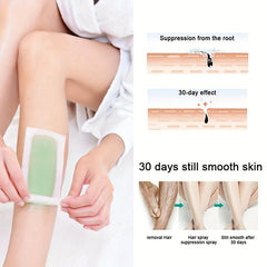 10pcs Lip Hair Removal Wax Strips Hypoallergenic All Skin Types