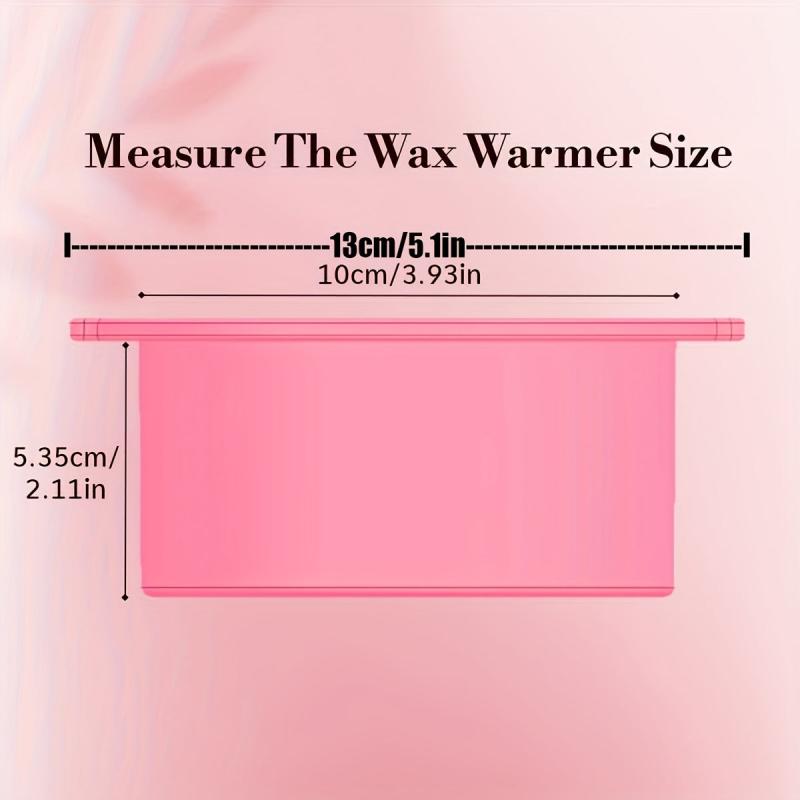 Silicone Wax Bowl Wax Warmer Nonstick Wax Pot Reuse Waxing Bowl