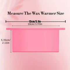 Silicone Wax Bowl Wax Warmer Nonstick Wax Pot Reuse Waxing Bowl