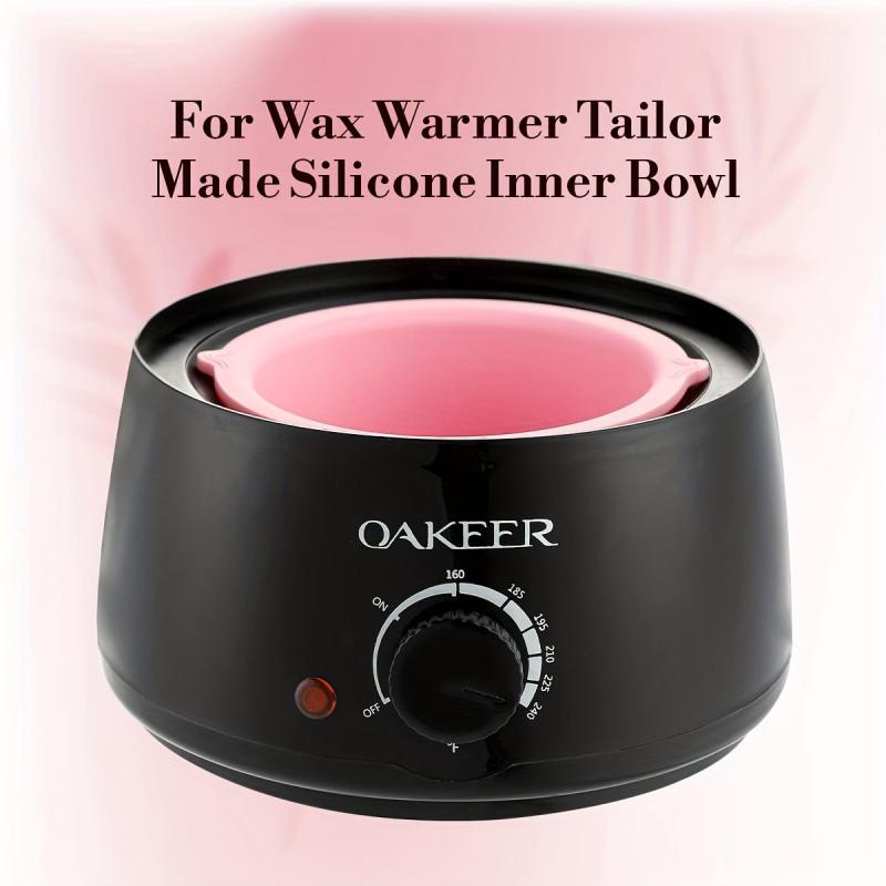 Silicone Wax Bowl Wax Warmer Nonstick Wax Pot Reuse Waxing Bowl