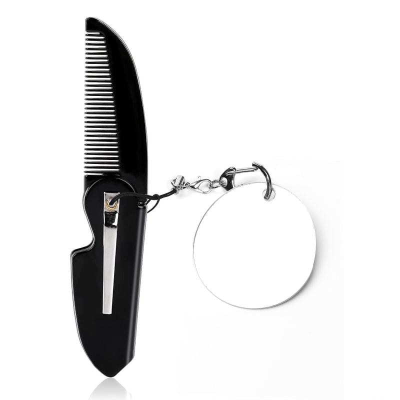 Portable Foldable Comb Travel Pocket Comb Beard Comb Fine Tooth Comb