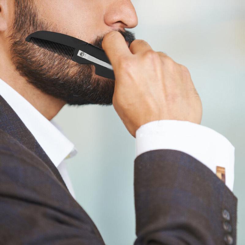 Portable Foldable Comb Travel Pocket Comb Beard Comb Fine Tooth Comb