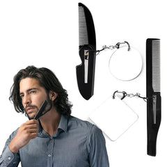 Portable Foldable Comb Travel Pocket Comb Beard Comb Fine Tooth Comb