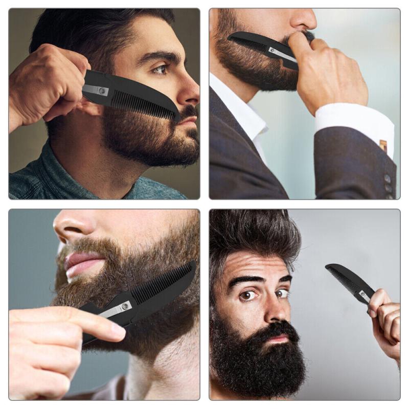 Portable Foldable Comb Travel Pocket Comb Beard Comb Fine Tooth Comb