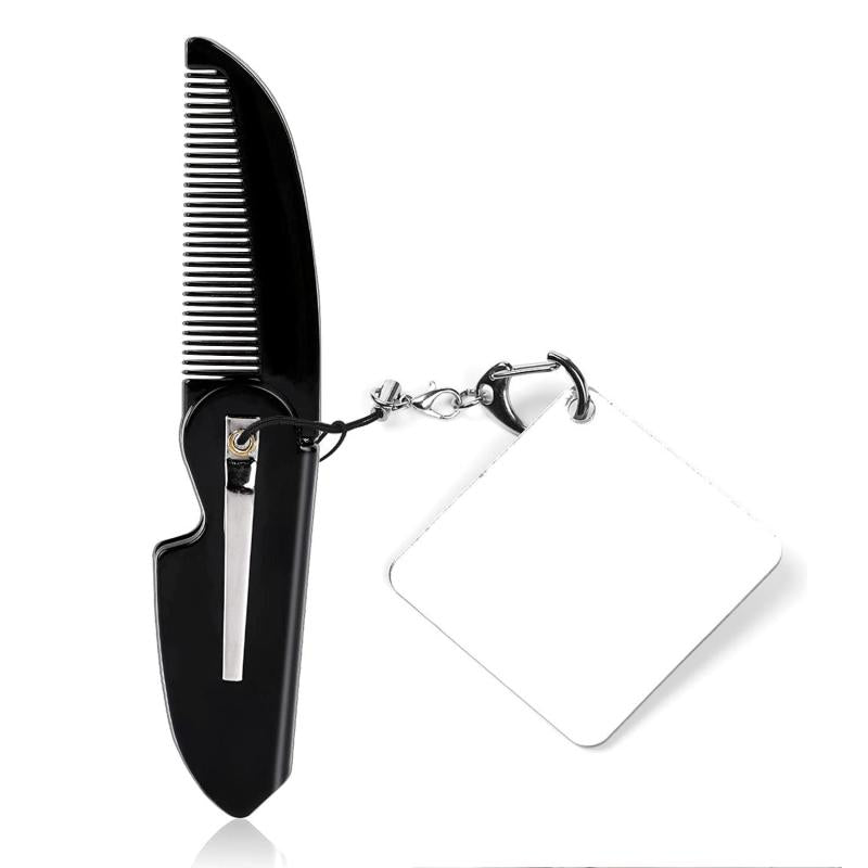 Portable Foldable Comb Travel Pocket Comb Beard Comb Fine Tooth Comb