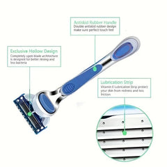 5 Layer Razor Blades 36 24 12 8 4pcs Replacement Blades Vintage Wet Shave