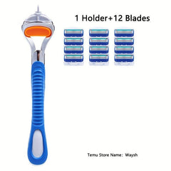5-Layer Manual Safety Razor Set - Stainless Steel Blades - Halloween Chrismas