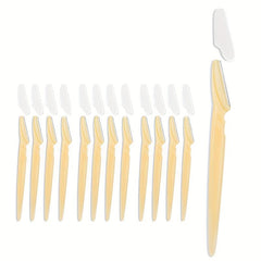 12 Pcs Eyebrow Razor Women's Facial Exfoliating Tool