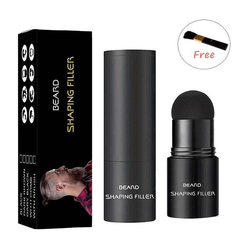 Beard Filler Stick & Brush Combo - Natural Finish