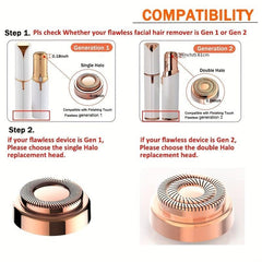 Flawless Gen 2 Hair Removal Replacement Blades - Perfect Results with Ease