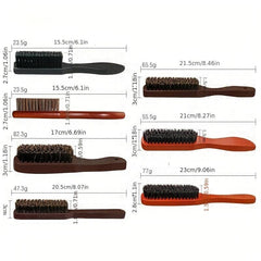 Mythus Beard Brush Styling Tool with Wood Handle