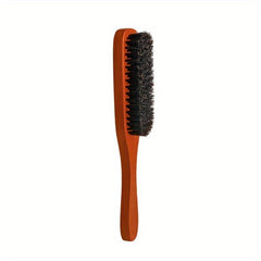 Mythus Beard Brush Styling Tool with Wood Handle