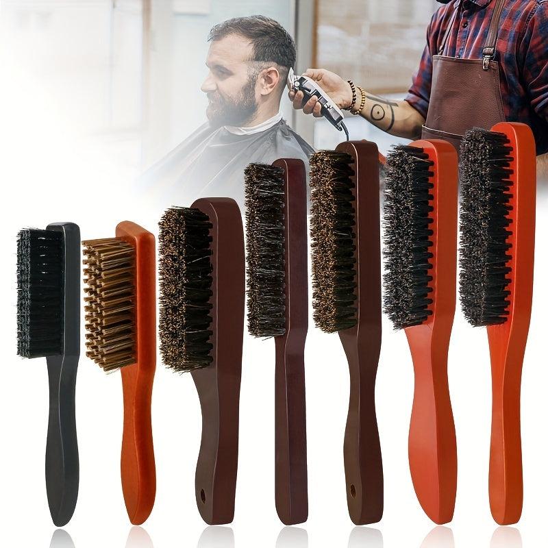 Mythus Beard Brush Styling Tool with Wood Handle