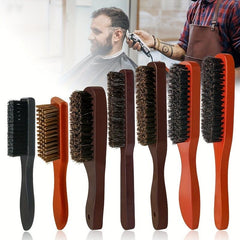 Mythus Beard Brush Styling Tool with Wood Handle