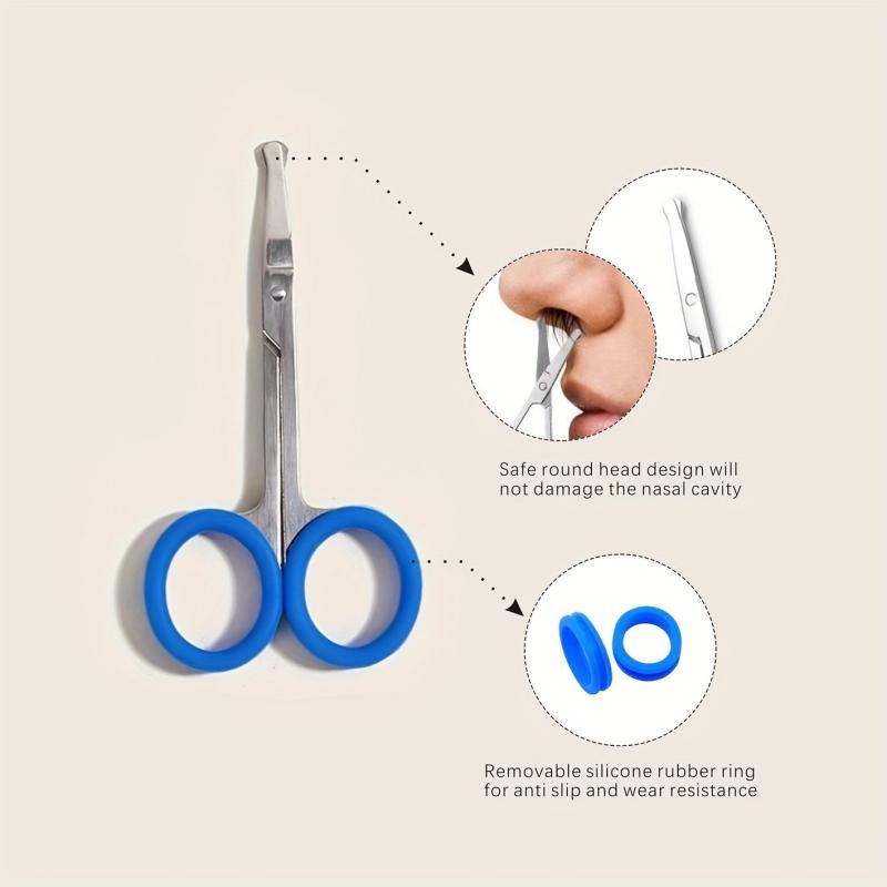 Safety Rounded Tip Nose Hair Scissors