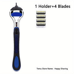 Reusable Classic Shaving Razor Stainless Steel Blades Safety Razor Set