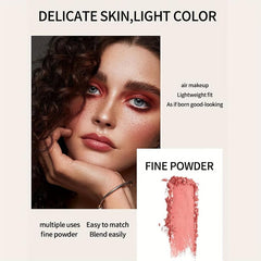 8 Blush Contouring Powder Palette - Waterproof Matte Shimmer Powder