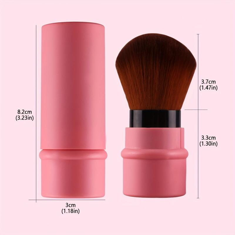 Retractable Kabuki Makeup Brush for Travel