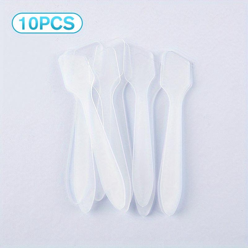 10 Pcs Mini Cosmetic Spatulas Scoop Makeup Mask Spoon Set