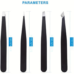 Stainless Steel Tweezers for Eyebrows and Facial Hair