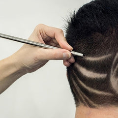 Steel Hair Tattoo Engraving Pen Men Fine Hairdressing Razor Eyebrow Shaving